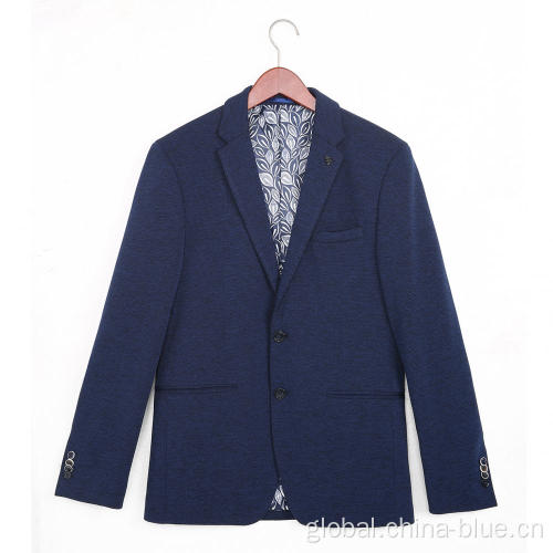 Leather Jacket For Men Mens high quality woven blazer Supplier